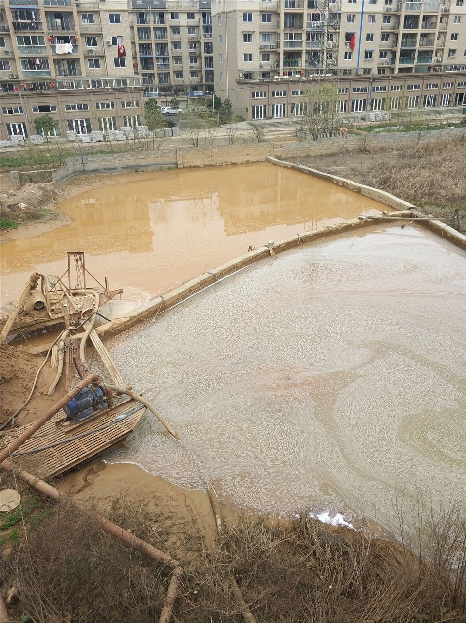 什玲镇沉淀池淤泥清理-厂区废水池淤泥清淤